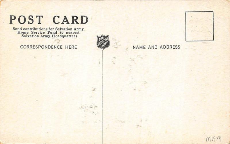 Salvation Army Slum Babies Orange Box Nursery Postcard