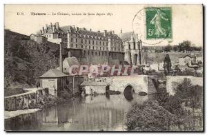 Thouars Postcard Old House The castle force since 1871