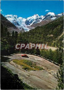 Postcard Modern und Morteratschgletscher Berninagruppe