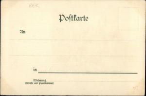 Gruss Aus Leipzig Deutsches Buchhandlerhaus c1900 Postcard