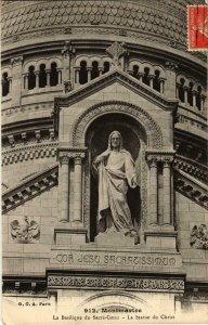 CPA PARIS 18e Montmartre. Sacré-Coeur Statue du Christ (983418)