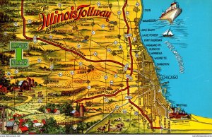 Map Of The Illinois Tollway