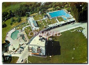 Postcard Modern Leukerbad Loeche les Bains Gehbad Fu�bad Schwimmbad