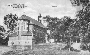 Denville New Jersey St Francis Health Resort Chapel Vintage Postcard AA84106