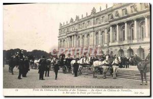 Old Postcard Front of the King of Norway in Paris May 28, 1907 Visit the Pala...