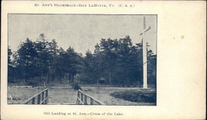 Isle LaMotte Vermont VT St Ann's Pilgrimage c1905 Private Mailing Card PC