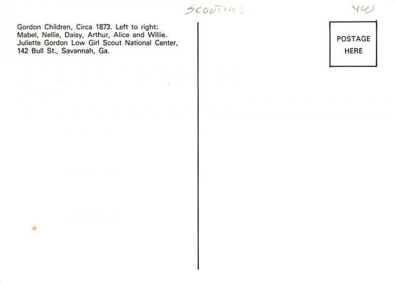 Gordon Children   Scouting 