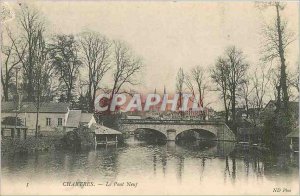 Old Postcard Chartres Le Pont Neuf