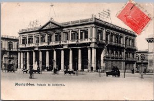 Uruguay Montevideo Palacio de Gobierno Vintage Postcard C143