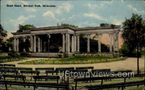 Band Stand, Mitchell Park - MIlwaukee, Wisconsin WI Postcard