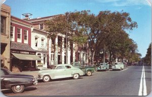 USA Main Street Southampton Long Island Chrome Postcard 09.40