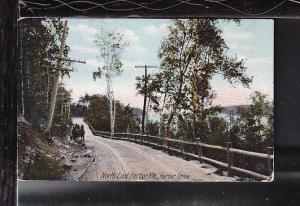 Harbor Drive,North East Harbor,ME Postcard 