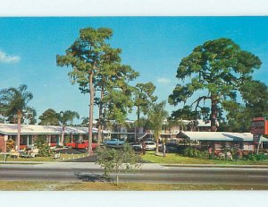 Unused Pre-1980 OLD CARS & RAINBOW MOTOR LODGE MOTEL Sarasota FL s6083@
