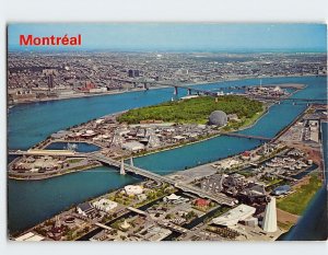 Postcard St. Helen's Island, Montreal, Canada