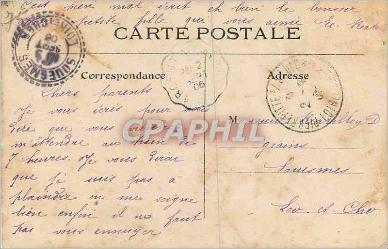 Postcard Old Paris Notre Dame