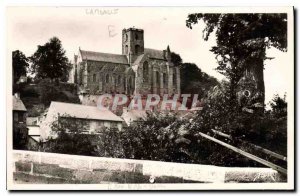 Old Postcard Notre Dame Lamballe view of Old Bridge