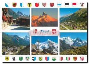 'Postcard Modern Zinal Val d''Anniviers Valais'