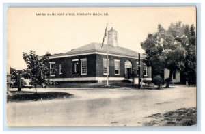 United States Post Office Rehoboth Beach Delaware DE Unposted Vintage Postcard