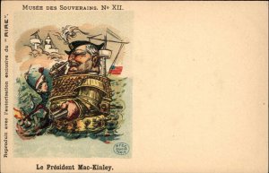 President McKinley as Submarine? Mac-Kinley French Satire GREAT ART Postcard