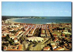 Modern Postcard Royan Ms. Ch general view and Marche Couvert