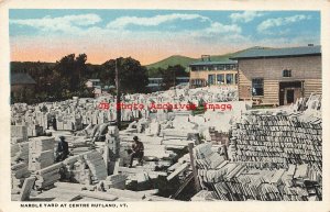 VT, Rutland, Vermont, Marble Yard Mining Scene, Chas W Hughes