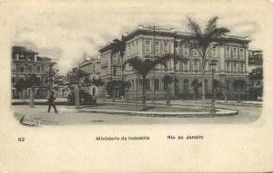 brazil, RIO DE JANEIRO, Ministerio da Industria (1908) Stamp