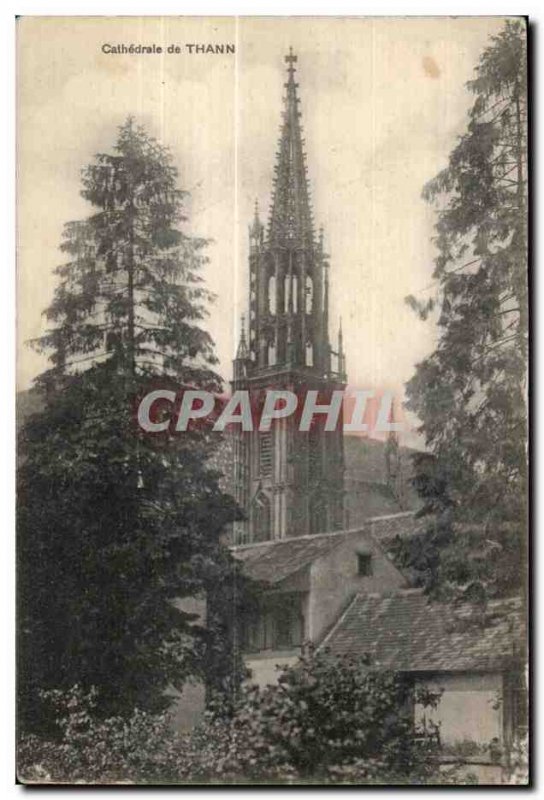 Thann - The Cathedral - Old Postcard