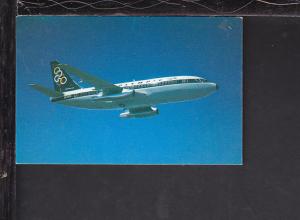 Olympic Boeing 737-200 Postcard 