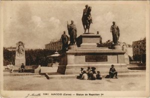 CPA Ajaccio Statue de Napoleon 1er CORSICA (1077763)