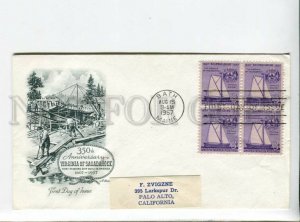 3162728 USA 1953 Ship Sailboats VIRGINIA OF SAGADAHOCK FDC