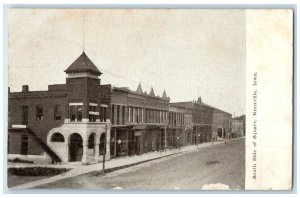 c1910's Scenic View South Side Of Square Knoxville Iowa IA Unposted Postcard