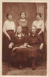 7994  The 5 Ugly Sisters LOL 1920's RPPC