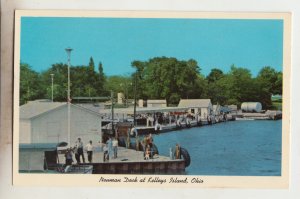 P3101 vintage Postcard  normans dock at kellys island ohio