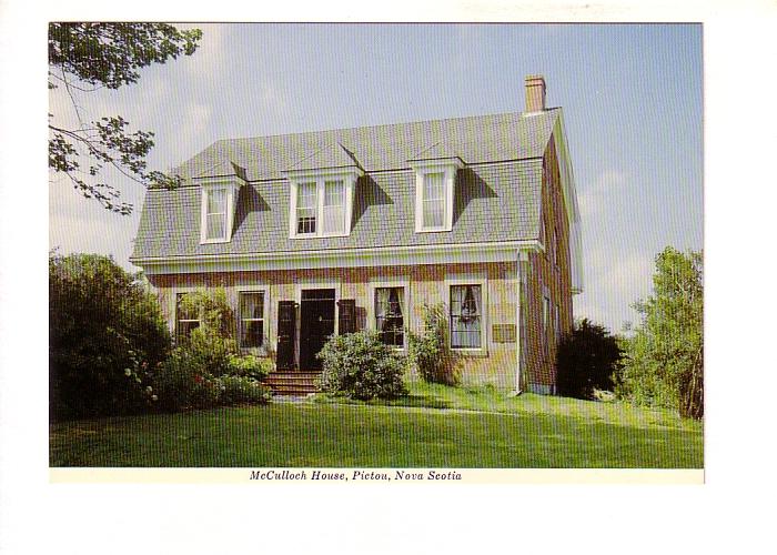 McCulloch House, Pictou, Nova Scotia,