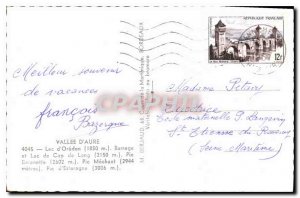 Old Postcard Valle d'Aure Lake Oredon