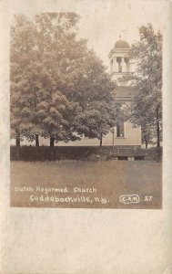 Cuddebackville New York Dutch Reformed Church Real Photo Postcard AA60989