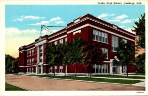 Nebraska Hastings Junior High School Curteich