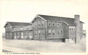 Camp Dodge Iowa birds eye view YMCA Hostess House antique pc Z12634