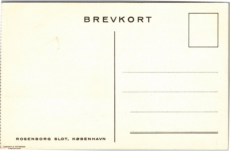 Postcard Denmark Copenhagen Rosenborg Castle