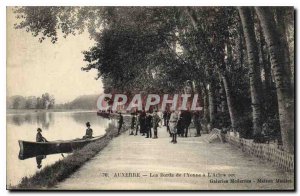 Old Postcard Auxerre Yonne edges has Arbre Sec