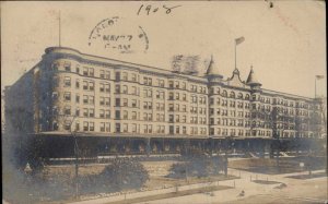 Chicago Illinois IL Beach Hotel c1910 CR Childs Real Photo Postcard