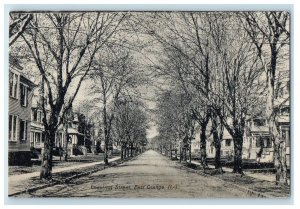 1909 Chestnut Street View Houses East Orange New Jersey NJ Antique Postcard