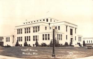 Neosho Missouri Court House Real Photo Antique Postcard K17299