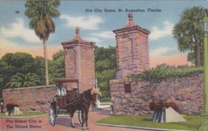 Florida St Augustine The Old City Gates 1957