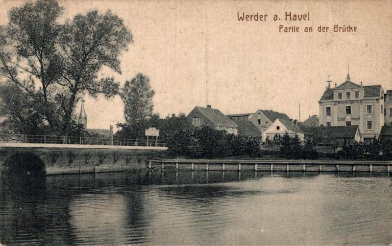 Germany Werder a. Havel Partie an der Brücke 02.33