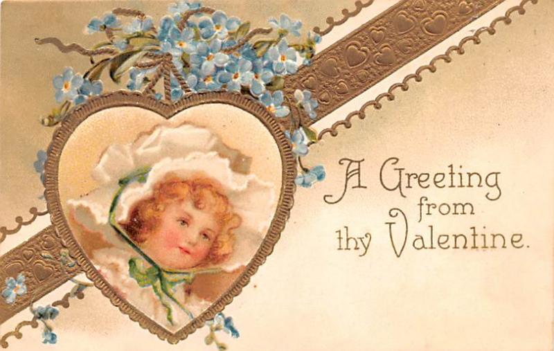 Artist Ellen Clapsaddle Valentines Day 1909 
