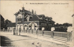 CPA AUCHY-les-HESDIN-La Maison des Jeunes Filles (45679)