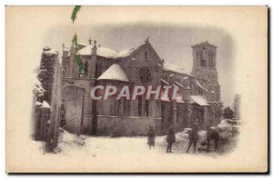 Postcard Ancient Church militaria