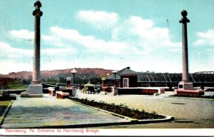 Pennsylvania Harrisburg Entrance To Harrisburg Bridge 1907