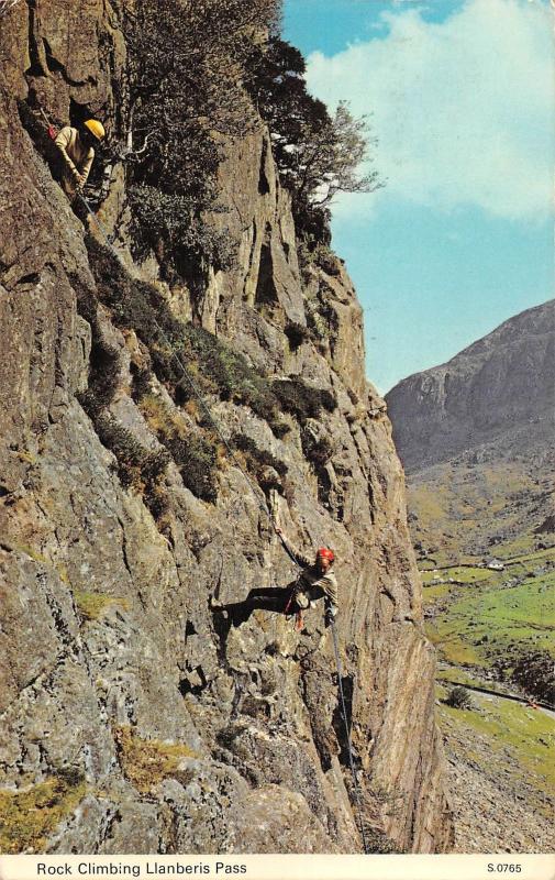US2353 UK Rock Climbing Llanberis Pass alpinisme climber  sport